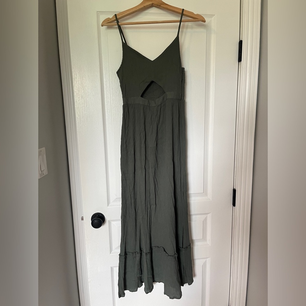Aerie maxi dress with cut-out